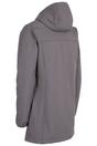 Charcoal Kristen Long Hooded Waterproof Jacket, Image 3 of 8