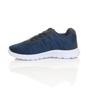 Navy Blue AJVANI Navy Blue Lace Up Memory Foam Trainers, Image 3 of 6