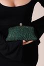 Green Embellished Clutch Bag, Image 1 of 1