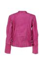 Purple Ashwood Leather Purple 'Casey' Real Leather Biker Jacket, Image 3 of 4