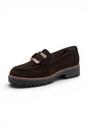 Brown Suede Leather Loafer Casual Shoes, Image 2 of 8