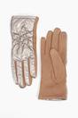 Gold Metallic Touch Screen Winter Gloves, Image 1 of 4