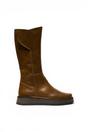 Camel Womens Leather High Long Boots-RHEA042, Image 1 of 5