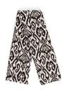 Black Sarta Black Damask Lightweight Cotton Scarf, Image 4 of 4