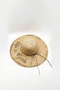 Beige Life is Good Straw Sun Hat, Image 2 of 3