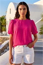 Pink Balloon Short Sleeve Top, Image 2 of 4
