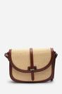 Amira Raffia Cross Body with Flap Bag, Image 1 of 6