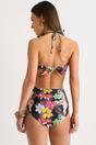 Multi Multi Tropical Floral Twist Front Bikini Top, Image 2 of 4