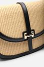  Amira Raffia Cross Body with Flap Bag, Image 4 of 6
