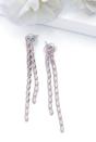 Light Pink Light Pink Double Long Earrings, Image 2 of 4