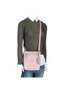 Light Pink Ashwood Leather Light Pink 'Five CB' Real Leather Cross Body Bag, Image 5 of 5