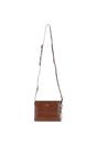 Tan Compact Real Leather Shoulder Bag, Image 2 of 5