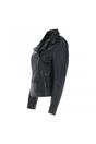 Black 'Furia' Real Leather Slim Fit Biker Jacket, Image 2 of 4