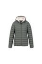 Khaki Faux Fur Lined Padded Jacket, Image 5 of 5