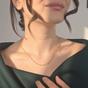 Gold 18ct Gold Plated Bar Curb Chain Necklace, Image 3 of 4