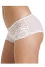 White Camille Lingerie White 2 Pack Floral Lace Boxershort, Image 4 of 4