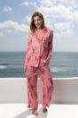 Red The Night Store Red Lobster Pyjama Trouser Set, Image 2 of 7