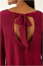 Red Tie Back Knit Jumper, Image 5 of 5