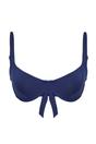 Navy Padded Balconette Bikini Top, Image 3 of 5