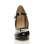 Black AJVANI Black High Heel Mary Jane CourtShoes, Image 6 of 6