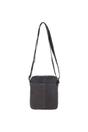 Brown 'Madrid' Compact Travel Messenger Bag With Multiple Zip Pockets And Adjustable Strap, Image 4 of 5