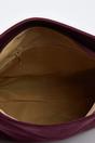 Burgundy WOVCOR Burgundy Soft Suede Foldover Clutch Bag, Image 2 of 4