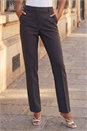 Charcoal Long Slim Leg Trouser, Image 2 of 4