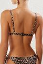 Multi WOVCOR Multi Leopard Print Triangle Bikini Top, Image 5 of 5