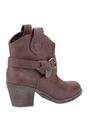 Brown Satire Ankle Boots, Image 2 of 4