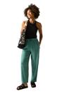 Olive Elbrie Plain Trousers, Image 5 of 5