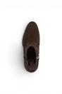 Dark Brown Leather Heeled Ankle Boots - 25313-47, Image 6 of 7