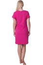 Fuchsia Camille Lingerie Fuchsia Cupcake Motif Cotton Nightshirt, Image 3 of 5