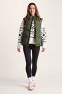 Dark Green Elyna Shower Resistant Insulated Gilet, Image 4 of 6