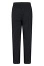 Black Delta Fleece Lined Short Winter Trousers, Image 2 of 4