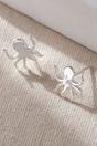 Silver Mia Gioielli Silver Sterling Silver Octopus Stud Earrings, Image 3 of 3