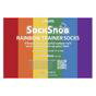 Multi 3 Pairs Rainbow Cotton Trainer Socks, Image 3 of 3