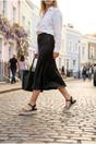 Black Vita Rhinestone Embellished Platform Wedge Sandals, Image 5 of 5