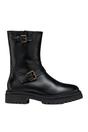 Black D Iridea D Leather Ankle Boots, Image 3 of 5