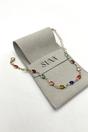 Multi Multicolour Oval Chain Bracelet, Image 1 of 2