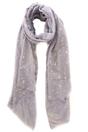 Lilac Rose Gold Star Burst Lightweight Foil Scarf, Image 2 of 2