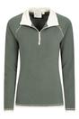 Dark Green Montana Half Zip Fleece Top, Image 5 of 5