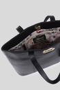Black 'Elegante Firenze' Real Leather Tote Bag, Image 4 of 4
