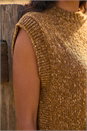 Brown Speckled Knit Vest, Image 4 of 4