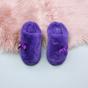 Purple AJVANI Purple Fluffy Mule Slippers, Image 4 of 6