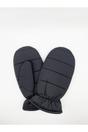 Black SVNX Black Quilted Mittens, Image 2 of 2