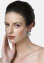 Silver Diva Tripple Layered Hoop Earrings, Image 4 of 5