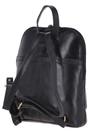 Black 'UrbanX' Vegetable Tanned Real Leather Backpack, Image 3 of 3