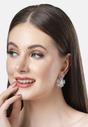 White Diva Collection Columbine Studs, Image 4 of 5
