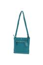 Green 'Bliss' Leather Cross Body Bag with Adjustable Strap, Image 2 of 4