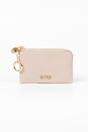 Beige Faux Leather Small Coin Purse, Image 1 of 2